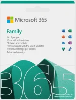Microsoft 365 Family for up to 6 People 12-month Subscription Download EP2-32291